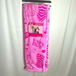 NWT Barbie Oversized Blanket